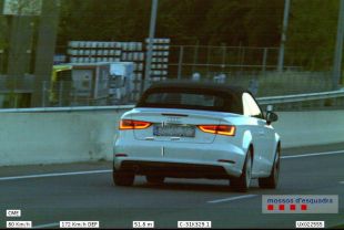 Enxampen un conductor circulant a 172 km/h per la C-31 a Mont-ras