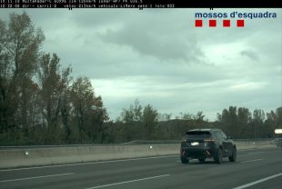 Enxampen un conductor que circulava a 213 km/h per l'AP-7 a Bàscara