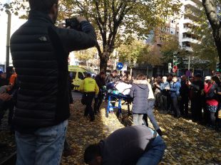 Busquen el Mosso responsable del ferit greu a la manifestació antifeixista a Girona
