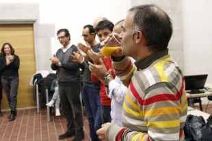 Una trentena de persones han participat en el dejuni solidari de la UdG