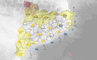Davallada de les temperatures a partir de dimecres amb presència de neu