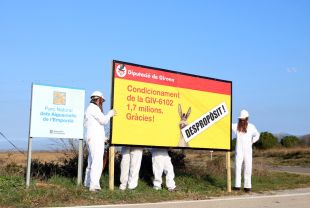 'Salvem' denuncia l'ampliació de la carretera GIV-6102 als Aiguamolls de l'Empordà