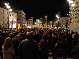3.000 persones protesten a Girona pel judici de l'1-O