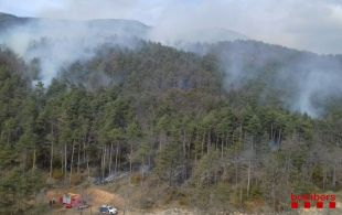 Declarat un incendi al camí de Sator de Ripoll