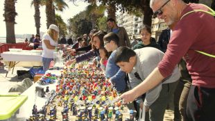 Més de 5.000 persones visiten la primera Fira de Col·leccionisme Playmobil de Blanes
