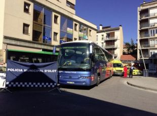 Mor una anciana atropellada per un bus a Olot