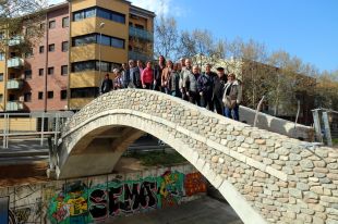 Girona obre el pont del Dimoni i recupera el llegat medieval del barri de Santa Eugènia