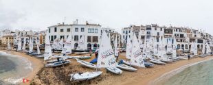 Els regatistes de l'Euro Laser Master Cup es reuneixen a Calella de Palafrugell