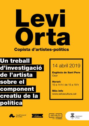 El guanyador de l'Art en Ruta 2019, Levi Orta, inicia el circuit d'exposicions itinerants