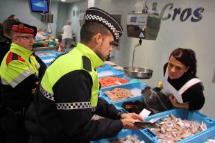 Més vigilància policial a les llotges gironines per evitar robatoris de peix i furts als clients