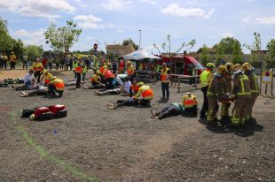 Introdueixen drons per primera vegada en un simulacre d'emergència a Vilobí d'Onyar