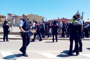 Verges reclama mà dura contra els feixistes que arranquen estelades i llaços