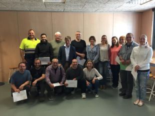 Entreguen els diplomes de formació als alumnes del programa 30 Plus a la Selva