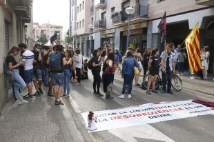 Surt en llibertat l'activista detingut pel tall del TAV a Girona