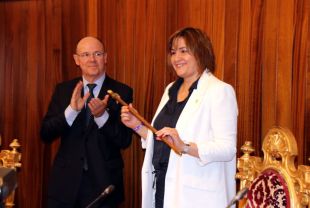 Agnès Lladó (ERC) ja és alcaldessa de Figueres