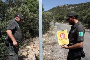 Prohibits els accessos a les Gavarres i Cadiretes pel risc d'incendi