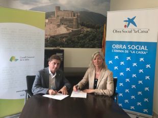 Acord entre la Selva i CaixaBank pel transport escolar de l'escola Ventijol