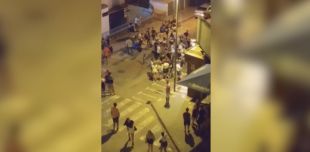 Així son les insuportables matinades a la zona d'oci de Blanes