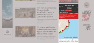 Consulta l'estat de les platges en temps real