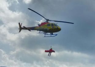  Ferit greu a Vilallonga de Ter en caure amb el seu tractor per un desnivell de 40 metres