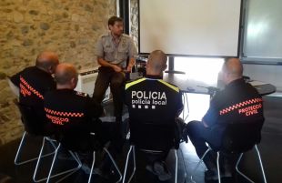 Protecció Civil d'Hostalric rep les noves emissores per a emergències RESCAT