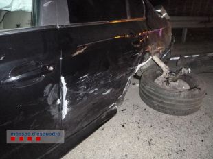 Condueix begut, amb el carnet del seu germà i s'accidenta a Maçanet de la Selva