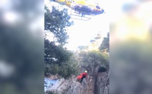 Ferit un home en precipitar-se daltabaix d'un camí de ronda a Calella de Palafrugell