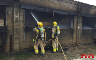 Moren 6.000 pollastres per un incendi en una nau a Siurana