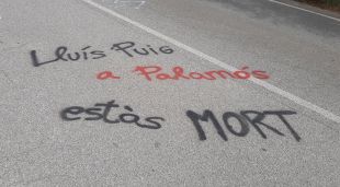 Pintades contra l'alcalde de Palamós: ''estàs mort''
