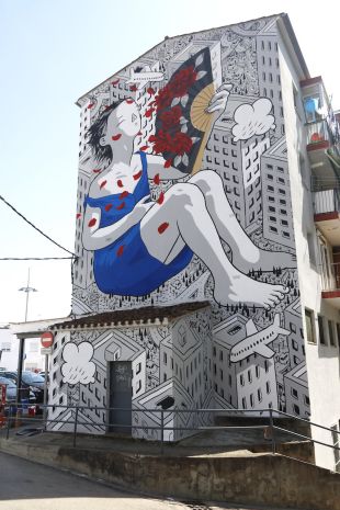 El restaurant Can Roca de Girona es converteix en un dels murals del Milestone