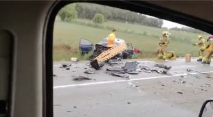 Almenys un ferit greu en un accident múltiple a la C-66 a Serinyà