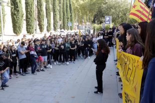 Estudiants de secundària es mobilitzen a Girona contra la repressió