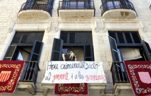 Acaba l'ocupació dels joves a l'Ajuntament de Girona