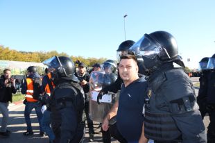 Llibertat provisional per al camioner que va intentar atropellar els manifestants a l'N-II a la Jonquera