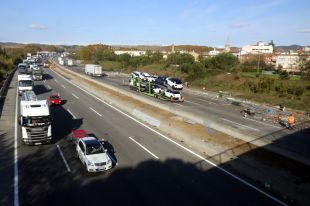 Reoberta l'AP-7 a Girona amb dos carrils operatius en els dos sentits de la marxa 