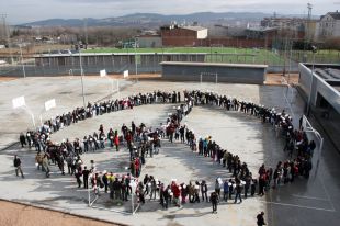 L'IES Vallvera de Salt inicia els actes per conscienciar als alumnes que la pau s'assoleix amb diàleg