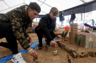 Blanes homenatja el Vescomtat de Cabrera amb un pessebre de 200 metres quadrats