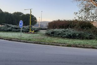 Destrossen de nou a Celrà el muntatge en contra de la monarquia espanyola