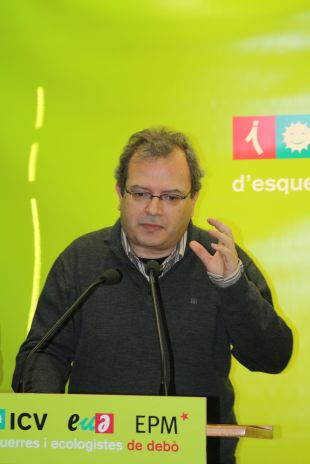 ICV presenta Joan Olóriz com a cap de llista per Girona amb la voluntat d'estar al govern