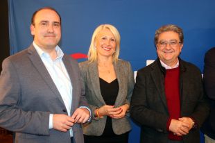 Enric Millo plega com a president del PP a Girona
