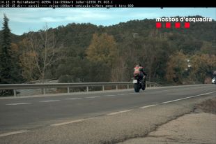 Enxampen un motorista que anava a 188 km/h per una carretera local d'Arbúcies