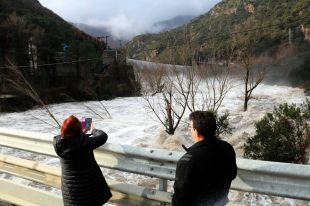 Preocupació per l'augment de cabal del Ter a les poblacions properes al pantà de Susqueda