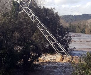 4.600 abonats sense llum a les comarques gironines arran del temporal