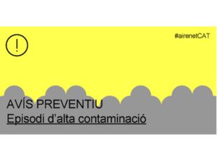 Activat a Girona l'avís preventiu per contaminació per partícules