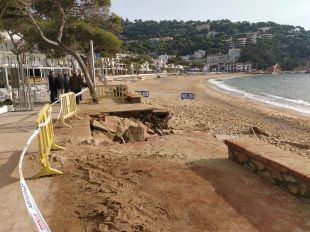 Palafrugell quantifica en 1 MEUR els danys provocats pel temporal Gloria al municipi