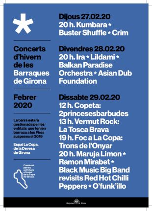 Girona mantindrà el gruix dels artistes que havien d’actuar per Fires en els concerts del febrer
