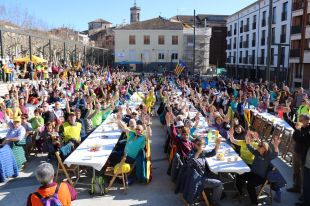 La Marxa per la Llibertat a la Garrotxa aplega mig miler de persones a Olot