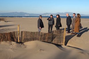 Les actuacions a les dunes de Sant Pere Pescador mitiguen els efectes del temporal Gloria