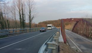 Finalitzen les obres de reparació del pont de la C-35 a Maçanet de la Selva malmès pel Gloria
