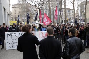 Tres activistes citats pel tall del TAV a Girona no van a declarar al jutjat